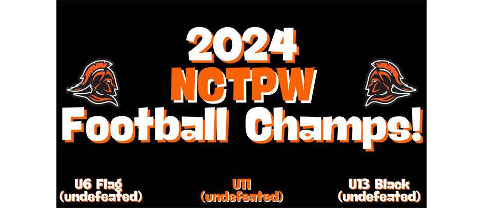 2024 NCTPW Football Champs at U6, U11 and U13